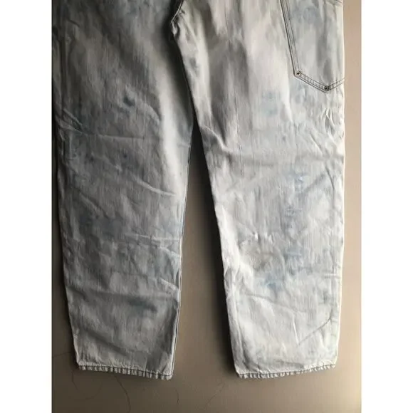 New RE/DONE Women Ultra High Rise Stove Pipe Denim Jeans Size 30